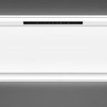 Campana blanco mate de techo o plafon 120 cm