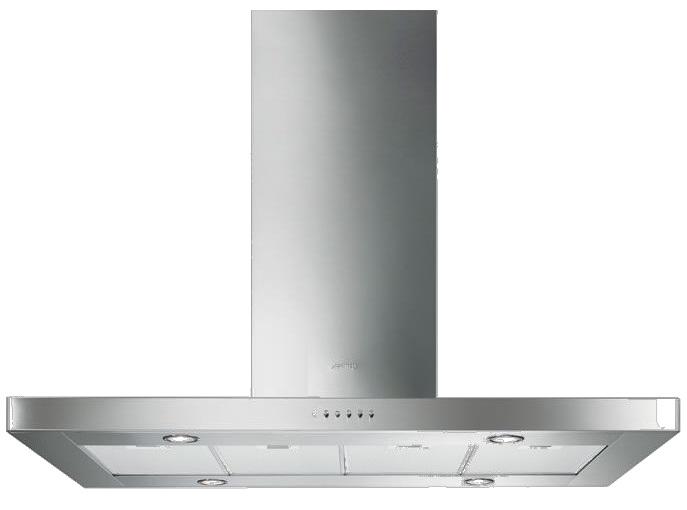 Campana de isla  inox 120 cm