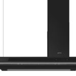 Campana de isla  negra 120 cm