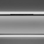 Campana de techo o plafon acero inox 120 cm