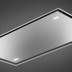 Campana de techo o plafon acero inox 120 cm