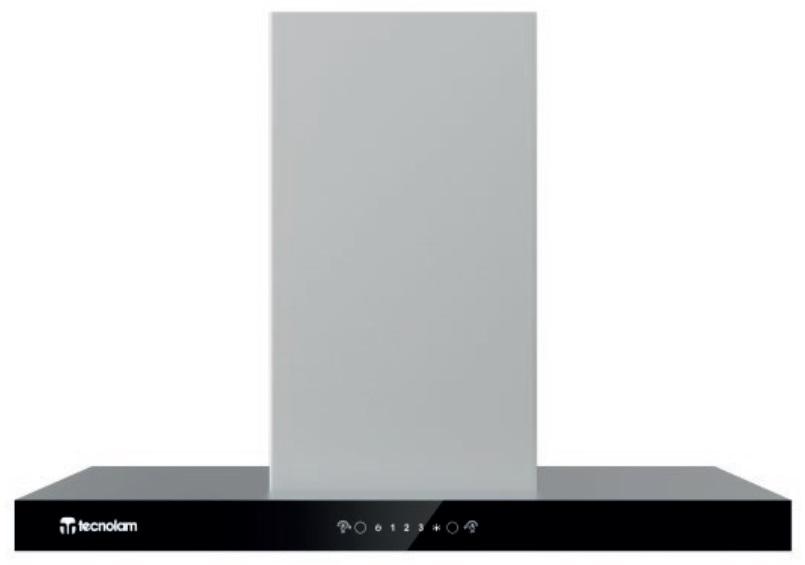 Campana decorativa pared negra 90 cm