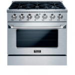 Estufa profesional de piso 36