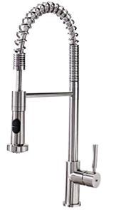 Llave monomando resorte acero inox.INX 939