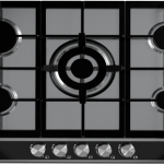 Parrilla 70 cm  5 zonas a gas