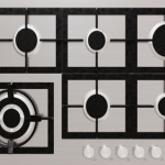 Parrilla 90 cm 6 zonas a gas