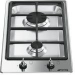 Parrilla de gas 2 quemadores 30 cm