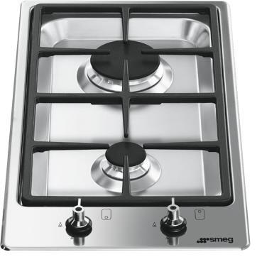 Parrilla de gas 2 quemadores 30 cm