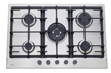 Parrilla gas 5 quemadores alta eficiencia GSC 75330 WBA IX