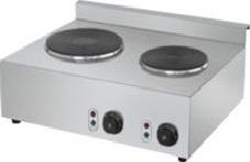 Parrilla Industrial Electrica 2 zonas