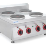 Parrilla Industrial Electrica de 4 zonas