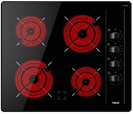 Parrilla Vitroceramica electrica TTC 64000 XFL BK