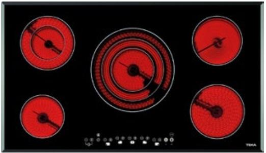 Parrilla Vitroceramica electrica TZ 951 BK