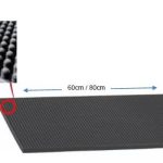 Tapete sanitizante para desinfectar y limpiar suelas de calzado