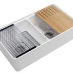 Paquete Tarja de Ceramica con faldon Doble tina